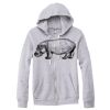 Adult Triblend Full-Zip Fleece Hooded Sweatshirt Thumbnail