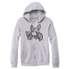 Adult Triblend Full-Zip Fleece Hooded Sweatshirt Thumbnail