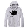 Adult Triblend Full-Zip Fleece Hooded Sweatshirt Thumbnail
