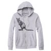 Adult Triblend Full-Zip Fleece Hooded Sweatshirt Thumbnail