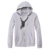 Adult Triblend Full-Zip Fleece Hooded Sweatshirt Thumbnail