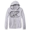 Adult Triblend Full-Zip Fleece Hooded Sweatshirt Thumbnail