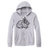 Adult Triblend Full-Zip Fleece Hooded Sweatshirt Thumbnail