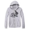 Adult Triblend Full-Zip Fleece Hooded Sweatshirt Thumbnail