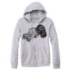 Adult Triblend Full-Zip Fleece Hooded Sweatshirt Thumbnail