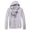 Adult Triblend Full-Zip Fleece Hooded Sweatshirt Thumbnail