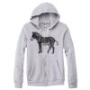 Adult Triblend Full-Zip Fleece Hooded Sweatshirt Thumbnail