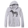 Adult Triblend Full-Zip Fleece Hooded Sweatshirt Thumbnail