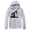 Adult Triblend Full-Zip Fleece Hooded Sweatshirt Thumbnail