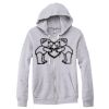 Adult Triblend Full-Zip Fleece Hooded Sweatshirt Thumbnail
