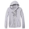 Adult Triblend Full-Zip Fleece Hooded Sweatshirt Thumbnail