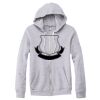 Adult Triblend Full-Zip Fleece Hooded Sweatshirt Thumbnail