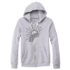 Adult Triblend Full-Zip Fleece Hooded Sweatshirt Thumbnail