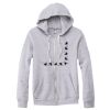 Adult Triblend Full-Zip Fleece Hooded Sweatshirt Thumbnail