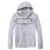 Adult Triblend Full-Zip Fleece Hooded Sweatshirt Thumbnail