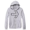 Adult Triblend Full-Zip Fleece Hooded Sweatshirt Thumbnail