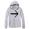 Adult Triblend Full-Zip Fleece Hooded Sweatshirt Thumbnail