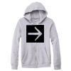 Adult Triblend Full-Zip Fleece Hooded Sweatshirt Thumbnail