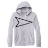 Adult Triblend Full-Zip Fleece Hooded Sweatshirt Thumbnail