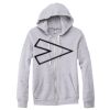 Adult Triblend Full-Zip Fleece Hooded Sweatshirt Thumbnail