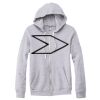 Adult Triblend Full-Zip Fleece Hooded Sweatshirt Thumbnail