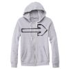 Adult Triblend Full-Zip Fleece Hooded Sweatshirt Thumbnail