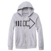 Adult Triblend Full-Zip Fleece Hooded Sweatshirt Thumbnail