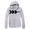 Adult Triblend Full-Zip Fleece Hooded Sweatshirt Thumbnail