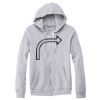 Adult Triblend Full-Zip Fleece Hooded Sweatshirt Thumbnail