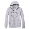 Adult Triblend Full-Zip Fleece Hooded Sweatshirt Thumbnail