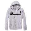 Adult Triblend Full-Zip Fleece Hooded Sweatshirt Thumbnail