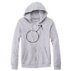 Adult Triblend Full-Zip Fleece Hooded Sweatshirt Thumbnail