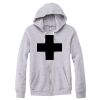 Adult Triblend Full-Zip Fleece Hooded Sweatshirt Thumbnail