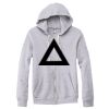 Adult Triblend Full-Zip Fleece Hooded Sweatshirt Thumbnail