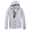 Adult Triblend Full-Zip Fleece Hooded Sweatshirt Thumbnail