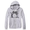 Adult Triblend Full-Zip Fleece Hooded Sweatshirt Thumbnail