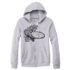 Adult Triblend Full-Zip Fleece Hooded Sweatshirt Thumbnail