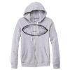 Adult Triblend Full-Zip Fleece Hooded Sweatshirt Thumbnail