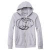 Adult Triblend Full-Zip Fleece Hooded Sweatshirt Thumbnail