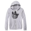 Adult Triblend Full-Zip Fleece Hooded Sweatshirt Thumbnail