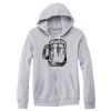 Adult Triblend Full-Zip Fleece Hooded Sweatshirt Thumbnail