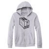 Adult Triblend Full-Zip Fleece Hooded Sweatshirt Thumbnail