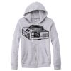 Adult Triblend Full-Zip Fleece Hooded Sweatshirt Thumbnail