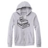 Adult Triblend Full-Zip Fleece Hooded Sweatshirt Thumbnail