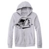 Adult Triblend Full-Zip Fleece Hooded Sweatshirt Thumbnail