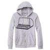 Adult Triblend Full-Zip Fleece Hooded Sweatshirt Thumbnail