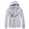 Adult Triblend Full-Zip Fleece Hooded Sweatshirt Thumbnail