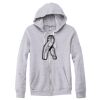 Adult Triblend Full-Zip Fleece Hooded Sweatshirt Thumbnail