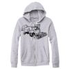 Adult Triblend Full-Zip Fleece Hooded Sweatshirt Thumbnail