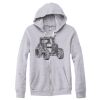 Adult Triblend Full-Zip Fleece Hooded Sweatshirt Thumbnail